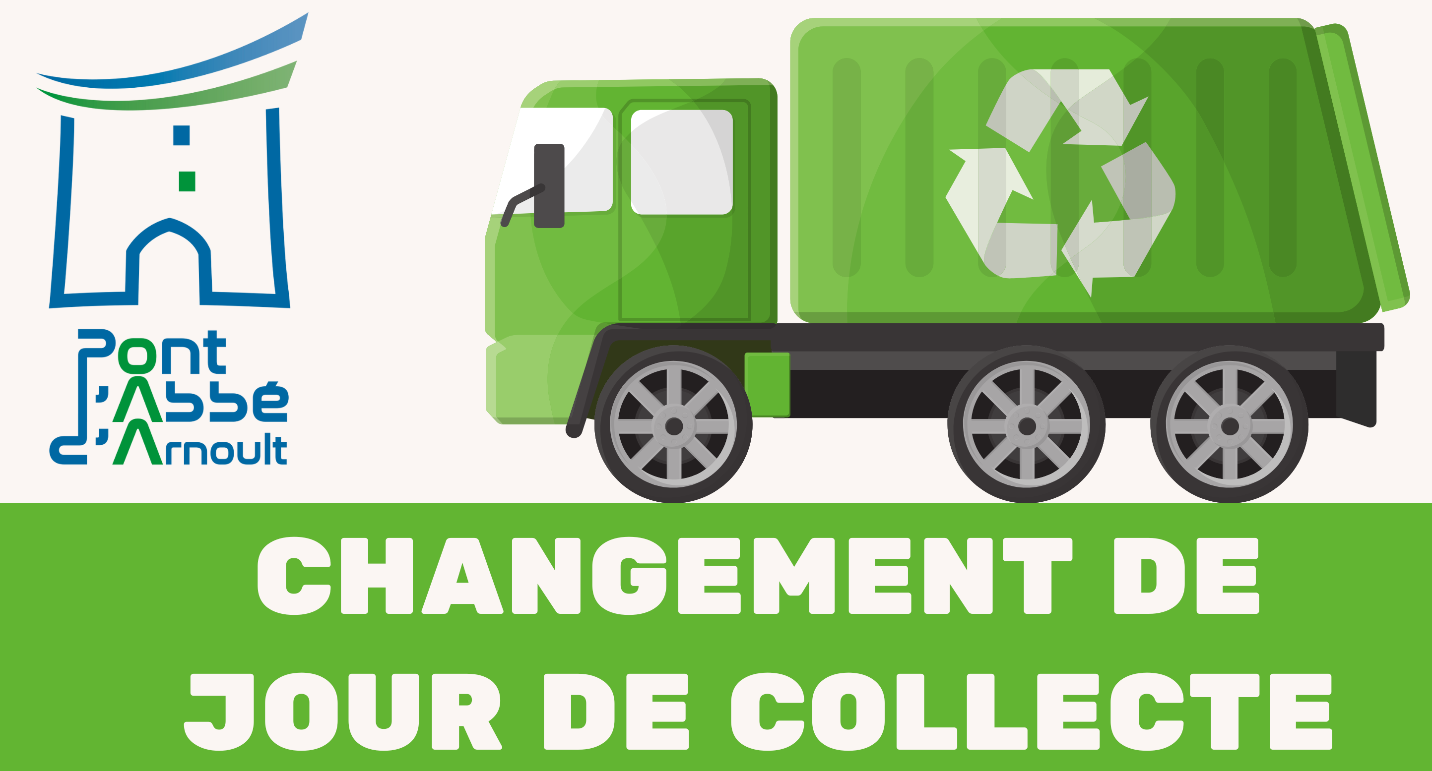 Collecte des ordures ménagères : changement de jour